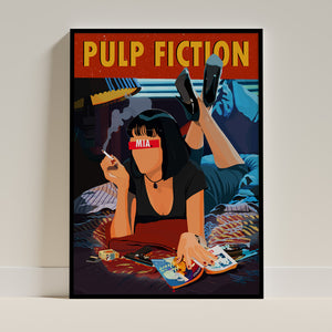 Affiche Pulp Fiction - Hugoloppi_présentation