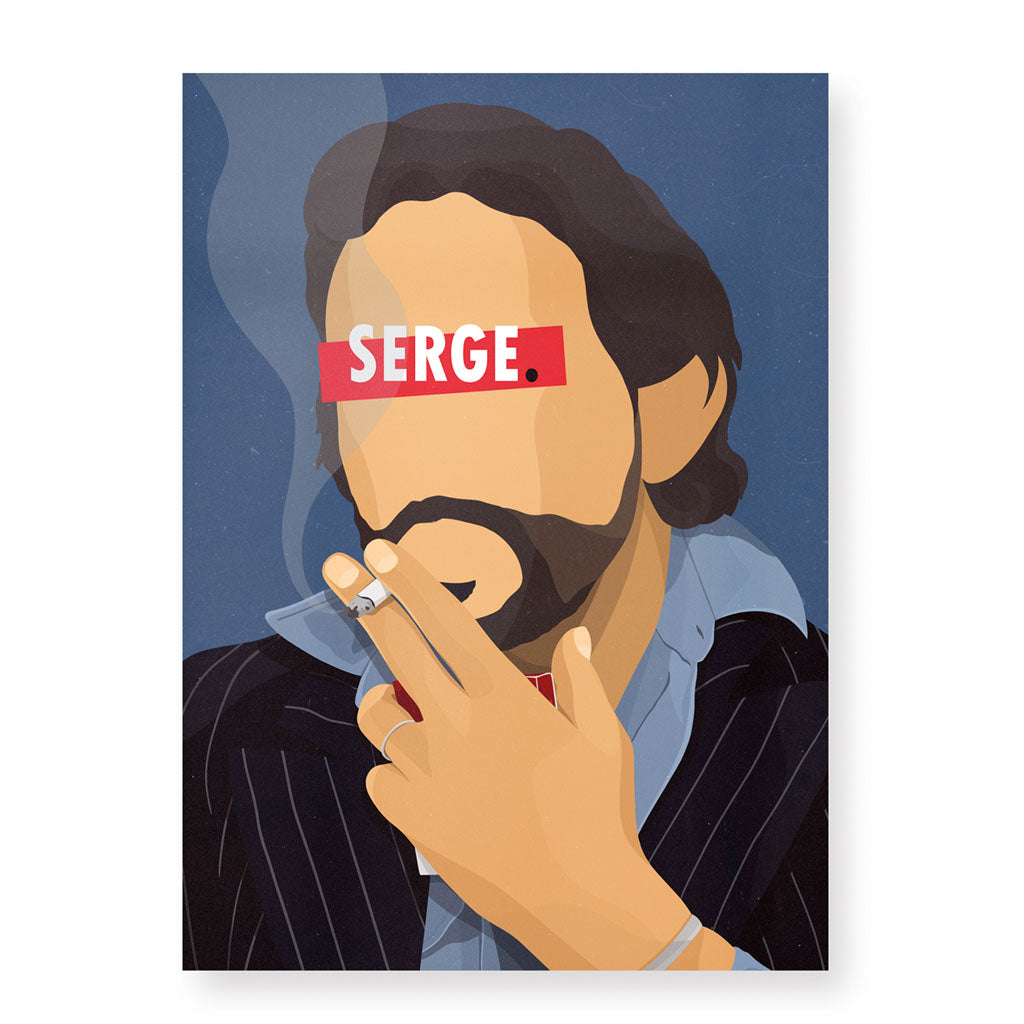 Affiche Serge Gainsbourg - Hugoloppi