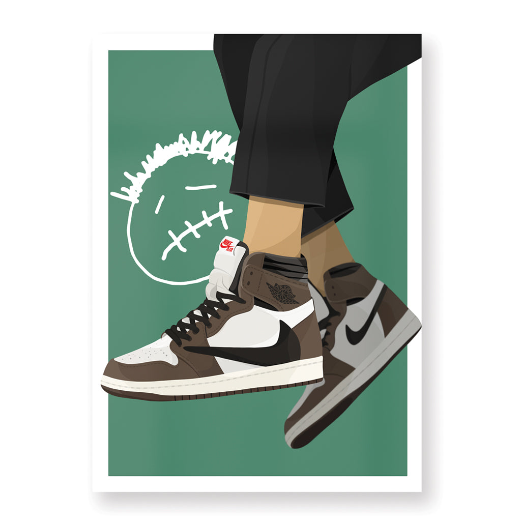 Affiche Air Jordan X Travis Scott - Hugoloppi 
