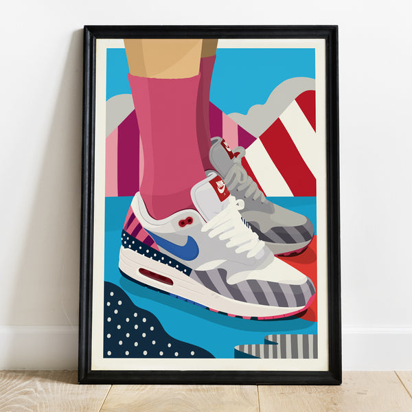 Affiche Air Max 1 Parra_présentation - Hugoloppi