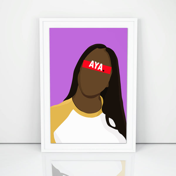 Affiche Aya Nakamura_présentation - Hugoloppi