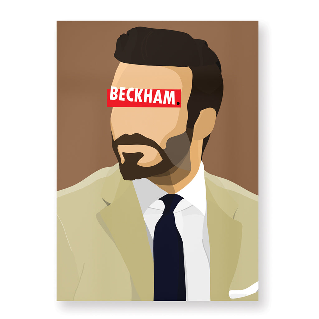 Affiche David Beckham - Hugoloppi