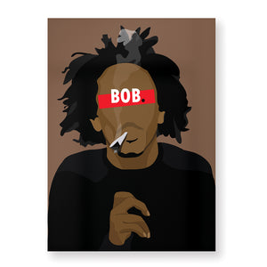 Affiche Bob Marley - Hugoloppi