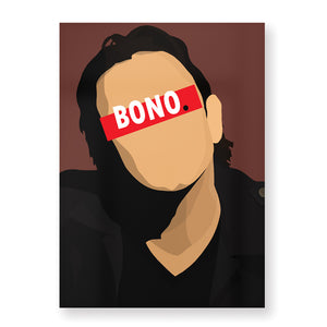 Affiche Bono - Hugoloppi