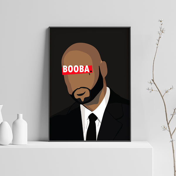 Affiche Booba_présentation - Hugoloppi