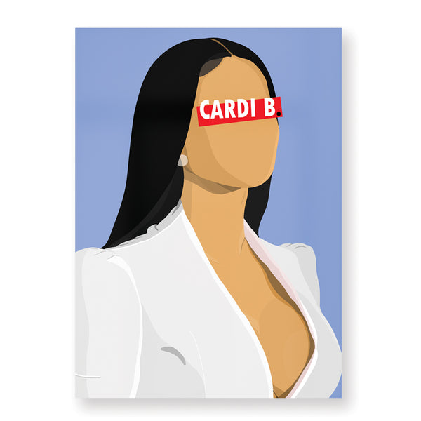 Affiche Cardi B - Hugoloppi