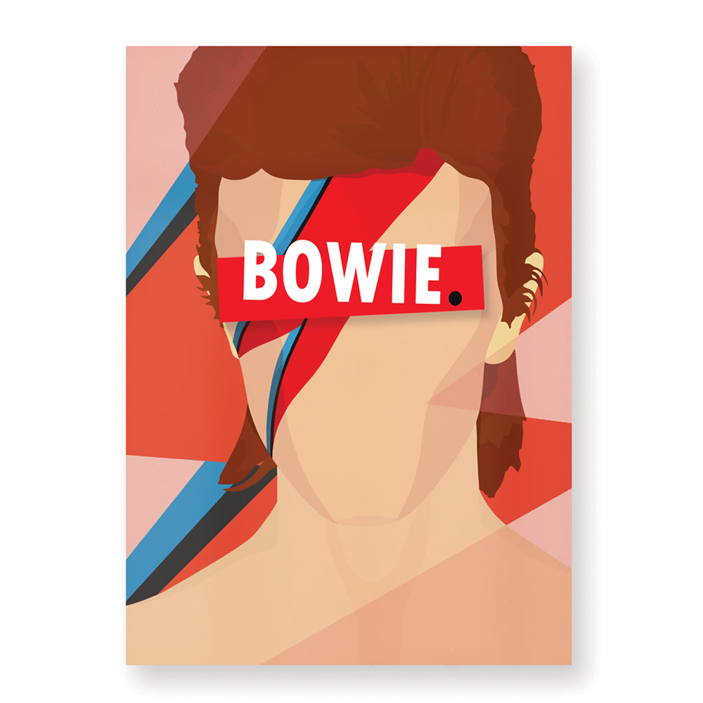 Affiche David Bowie - Hugoloppi