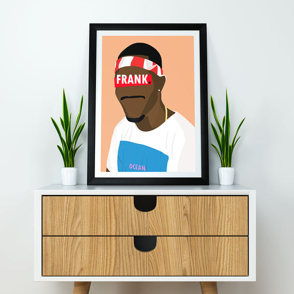 Affiche Frank Ocean_présentation - Hugoloppi