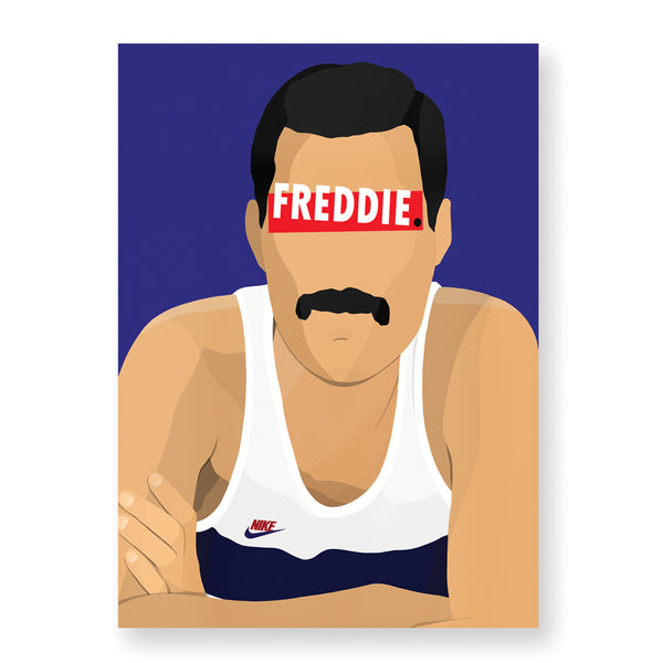 Affiche Freddie Mercury - Hugoloppi