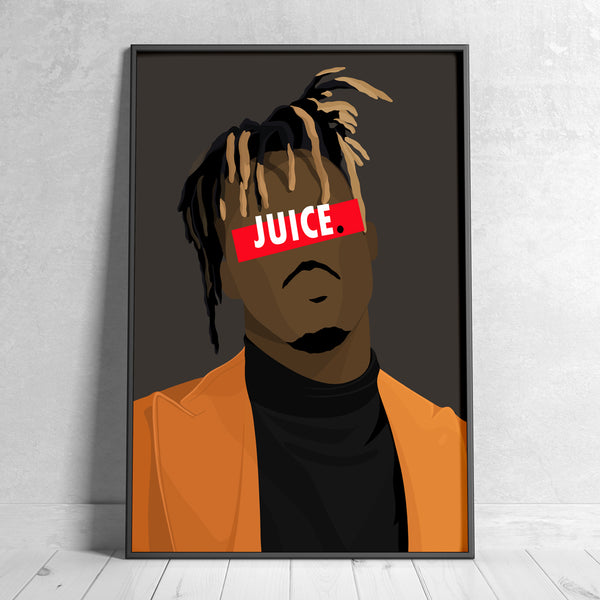 Affiche Juice Wrld_présentation - Hugoloppi