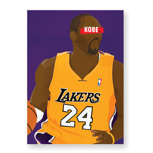 Affiche Kobe Bryant - Hugoloppi