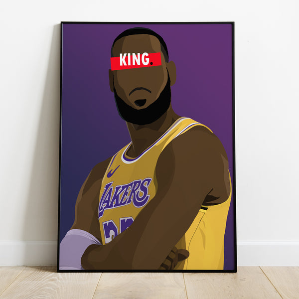 Affiche Lebron James_présentation - Hugoloppi