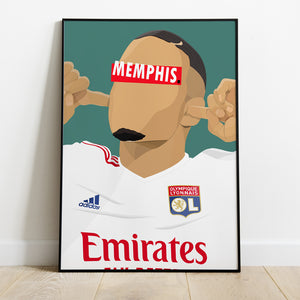 Affiche Memphis Depay_présentation - Hugoloppi