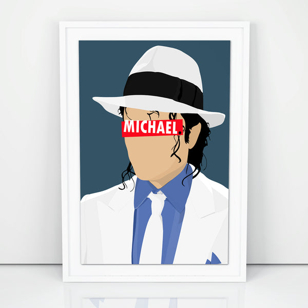 Affiche Michael Jackson_présentation - Hugoloppi