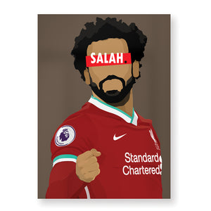 Affiche Mohamed Salah - Hugoloppi