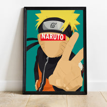 Charger l&#39;image dans la galerie, Affiche Naruto_présentation - Hugoloppi