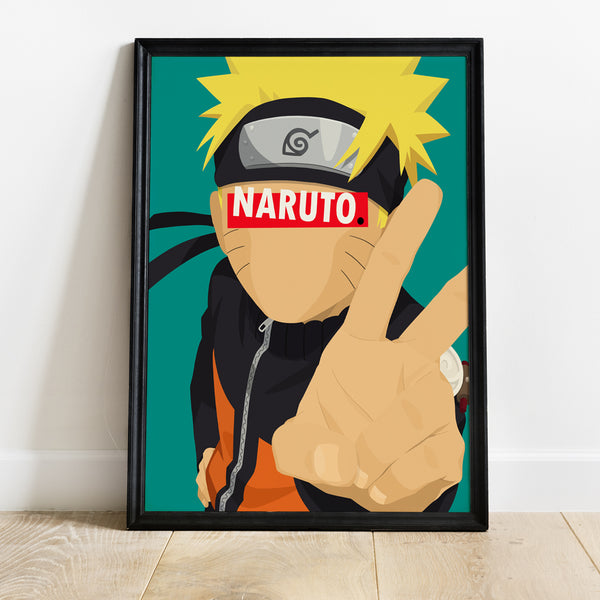 Affiche Naruto_présentation - Hugoloppi