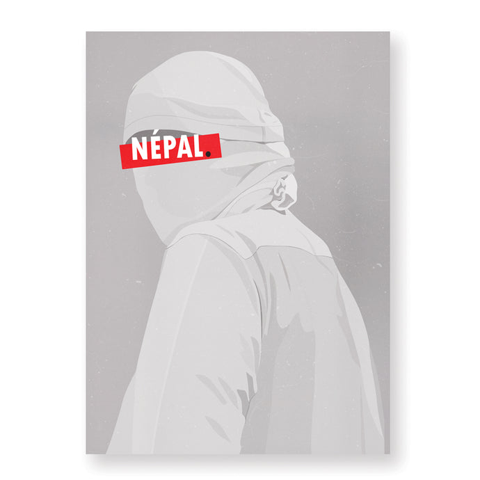 Affiche Népal - Hugoloppi