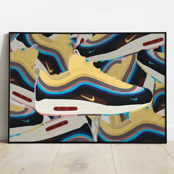 Affiche Air Max 97 Sean Whoterspoon_présentation - Hugoloppi