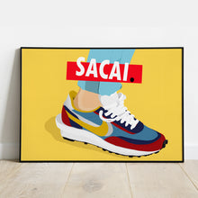 Charger l&#39;image dans la galerie, Affiche Nike Sacai_présentation - Hugoloppi