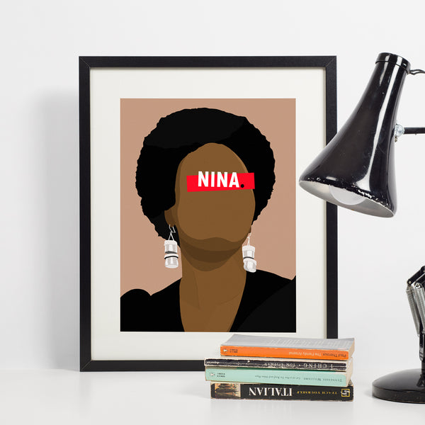 Affiche Nina Simone_présentation - Hugoloppi