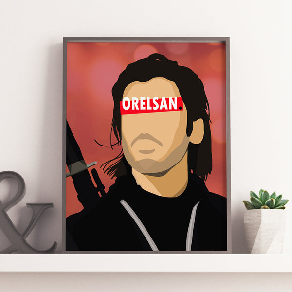 Affiche Orelsan_présentation - Hugoloppi