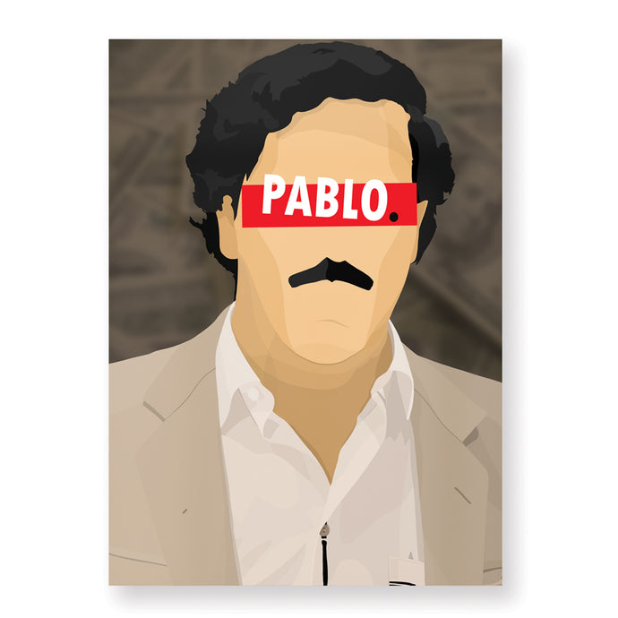 Affiche Pablo Escobar - Hugoloppi