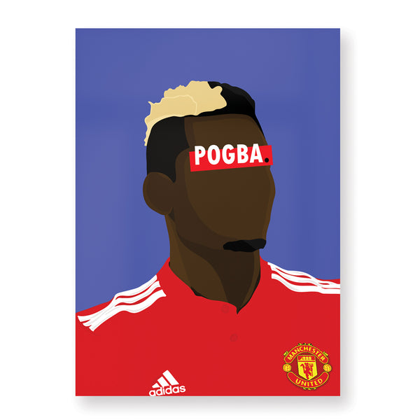 Affiche Paul Pogba - Hugoloppi