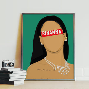 Affiche Rihanna_présentation - Hugoloppi