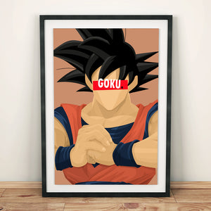 Affiche Son Goku_présentation - Hugoloppi