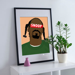 Affiche Snoop Dogg_présentation - Hugoloppi