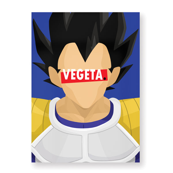 Affiche Vegeta - Hugoloppi