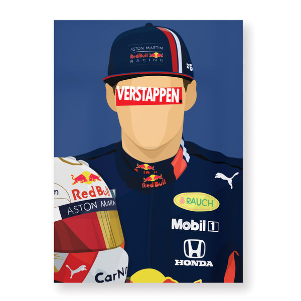 Affiche Verstappen - Hugoloppi