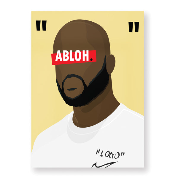 Affiche Virgil Abloh - Hugoloppi