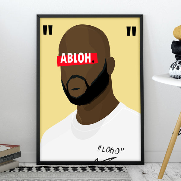 Affiche Virgil Abloh_présentation - Hugoloppi