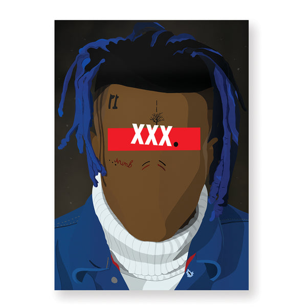 Affiche XXX Tentacion - Hugoloppi