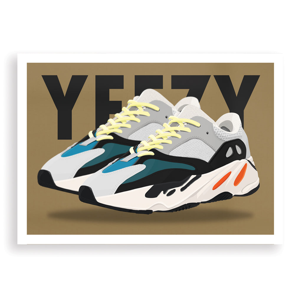 Affiche Yeezy Boost 700 - Hugoloppi