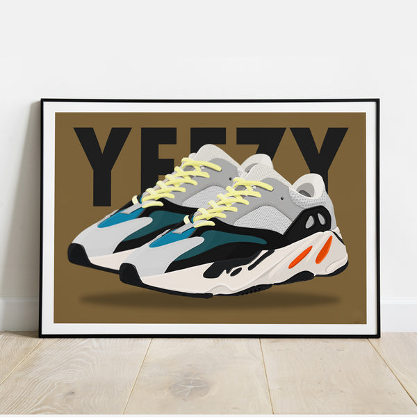 Affiche Yeezy 700_présentation - Hugoloppi